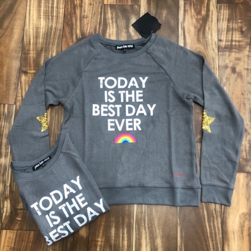NWT Kids Today is the Best Day Ever Sweater - Picture 2 of 4